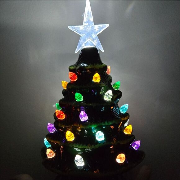 Ceramic tree and serving bowl dish holiday center piece - Picture 12 of 13